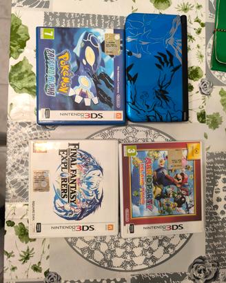 Nintendo 3ds XL Pokemon blu 