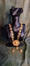 COLLANA + orecchini Fashion Plus vintage - parure