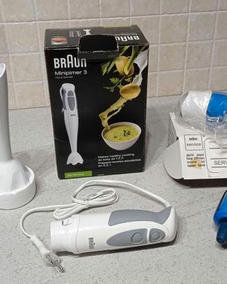 Braun Minipimer con funzione sottovuoto