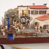 Presepe artigianale 50x60x50 