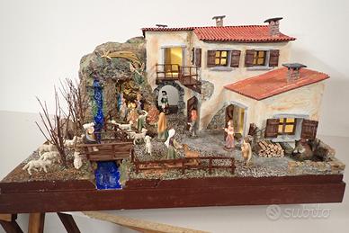 Presepe artigianale 50x60x50 