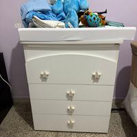 Fasciatoio con vaschetta e cassettiera (nuovo)