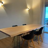 Tavolo legno massello rovere