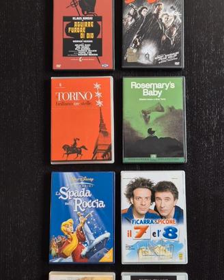 10 dvd in blocco tutti in buone condizioni