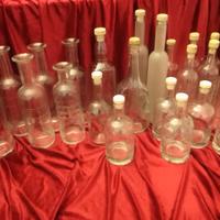 25 Bottiglie di vetro