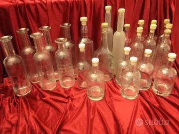 25 Bottiglie di vetro