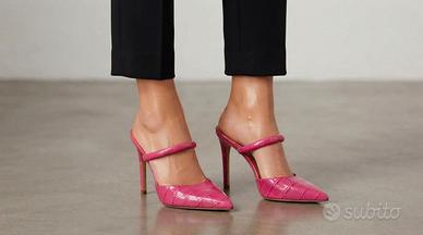 Mules con tacco, pelle, rosa, Michael Kors, n.37