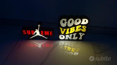 lampade supreme / good vibes