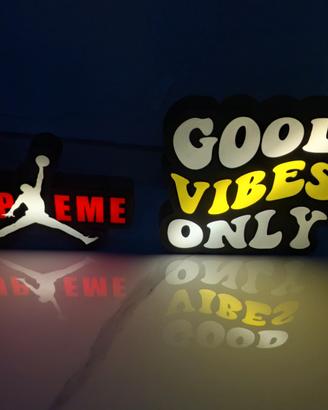lampade supreme / good vibes