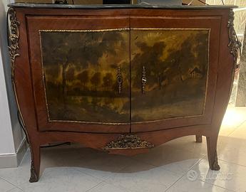 Elegante mobile stile classico top marmo