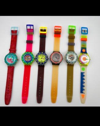 collezione di swatch scuba