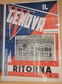 Pubblicazione Genoa 1935 - Il Genova Ritorna -