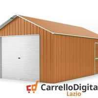Baracca cantiere 438x724 saracinesca legno chiaro