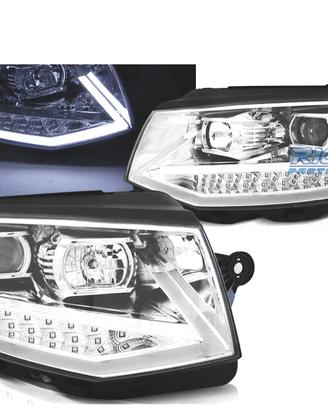 FARI VOLKSWAGEN VW T6 15-19 TRU DRL CROMATI CON FR