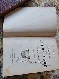 Due libri commento odi barbare