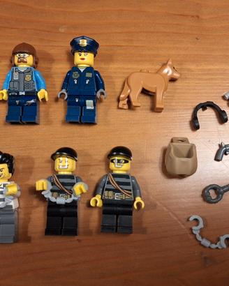 Minifigures Polizia e Ladri Originali