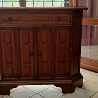 Scarpiera in legno con cassetto