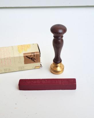 Set Timbro con Sigillo in Ceralacca Vintage - Marc