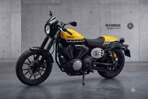 YAMAHA XV 950 Racer 60th - Borsa Casco Terminale