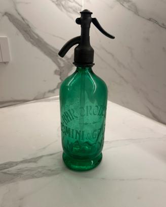 Bottiglia seltz da collezione