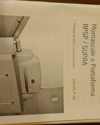 Montascale a piattaforma RPSP/SUPRA