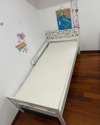 Lettino Ikea kritter con materasso