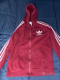Felpa Adidas rossa taglia s Nuova Originale