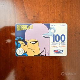 Scheda TIM Ricaricard L. 110.000 "The Phantom"1998