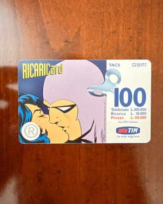 Scheda TIM Ricaricard L. 110.000 "The Phantom"1998
