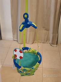 Jumper da porta per neonato con seduta imbottita