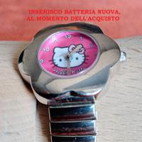 orologio polso regolabile Hello Kitty marca Sanrio