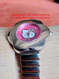 orologio polso regolabile Hello Kitty marca Sanrio
