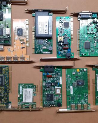 Lotto di 10 Schede PCI