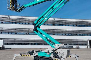 Piattaforma aerea ragno cingolato Imer IMR23