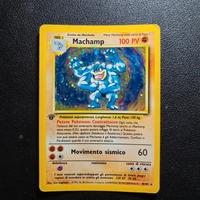 Machamp Prima Edizione - Carte Pokemon Set Base 