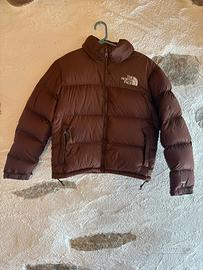 Piumino The North Face Nuptse donna marrone