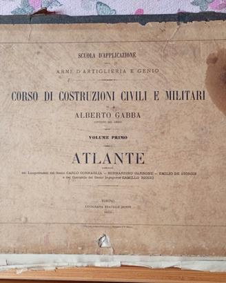 ATLANTE DEL  1871 - COSTRUZIONI CIVILI E MILITARI