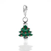 Ciondolo Charm Albero di Natale in Argento 925