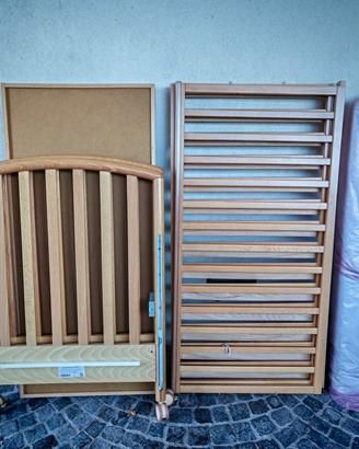 Lettino pali bambini con materasso