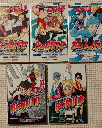 Boruto Naruto Next Generations Romanzo Vol. 1-5