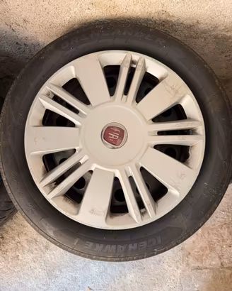 4 cerchi in alluminio originali fiat, 205/60 R16