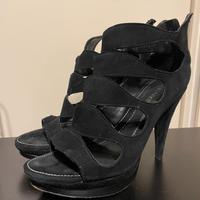 Scarpe con tacco alto e plateau