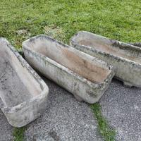 vasi di cemento decorati