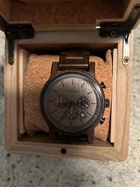 Orologio da uomo in legno