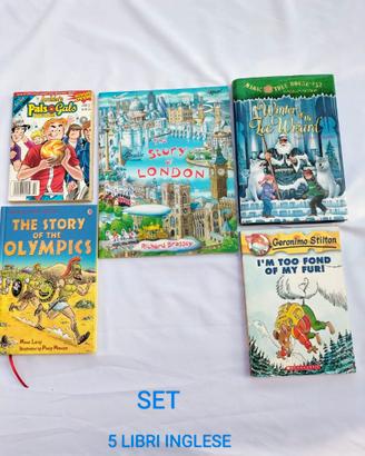 Set  Libri in inglese per bambini 6/10 anni