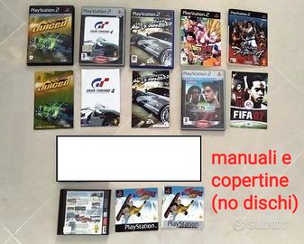 Manuali Copertine Custodie (PS2, PS1) [no dischi]