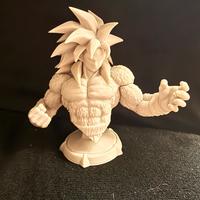 Busto Goku SSJ4 Daima 7cm – Stampa 3D Resina