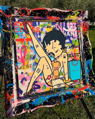 Quadro Disney Luxury Betty Boop PopArt moderna