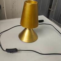 abat jour dorato perlato