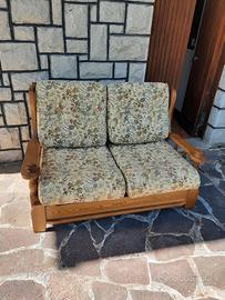 divano letto legno massello